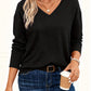 The Cyra Knit Curve Sweater in T118-Zon | Lavishly Me