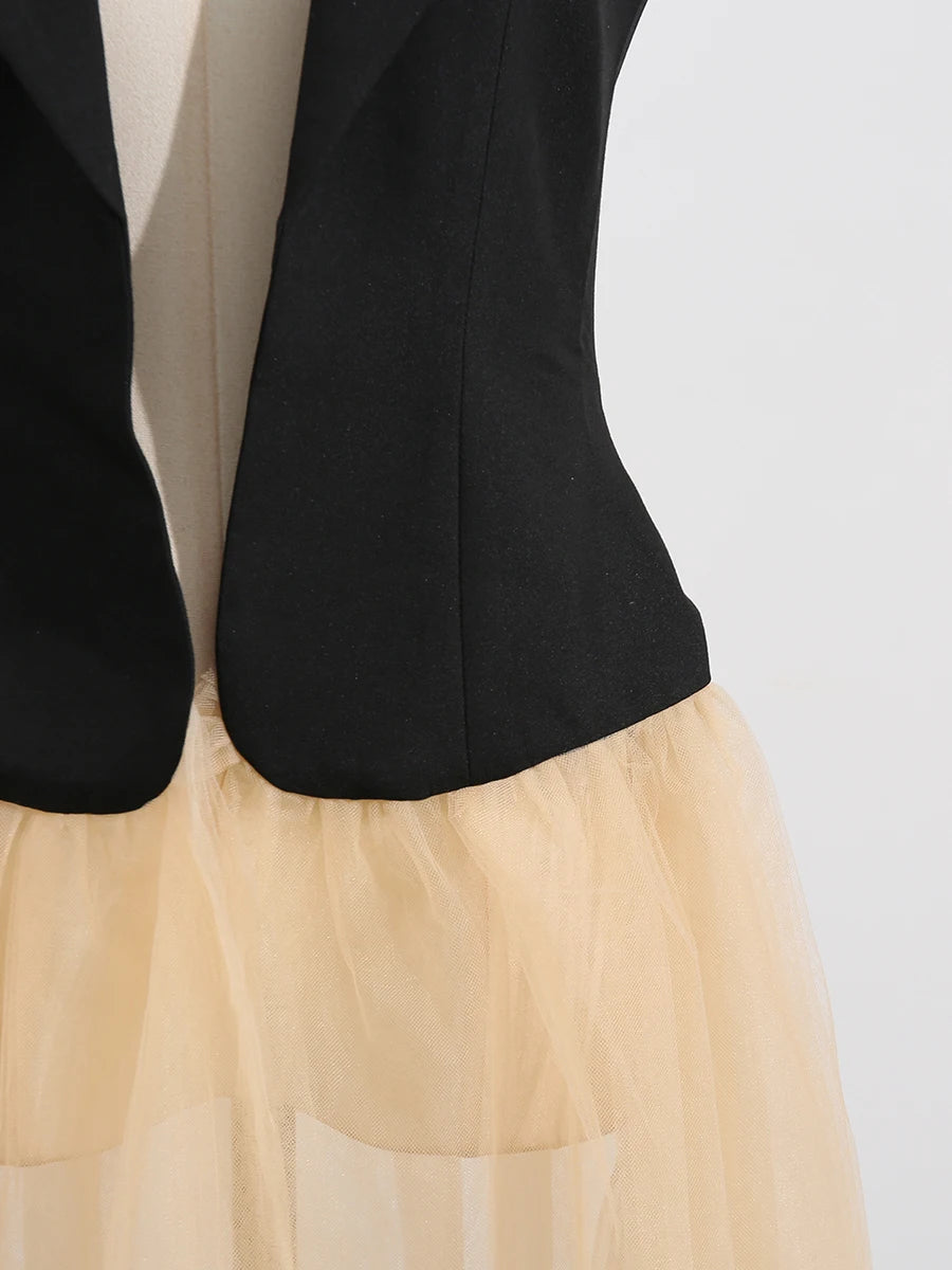 The Milan Sheer Longline Vest