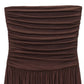 The Aurelia Pleated Off-Shoulder Maxi Dress | Lavishly Me
