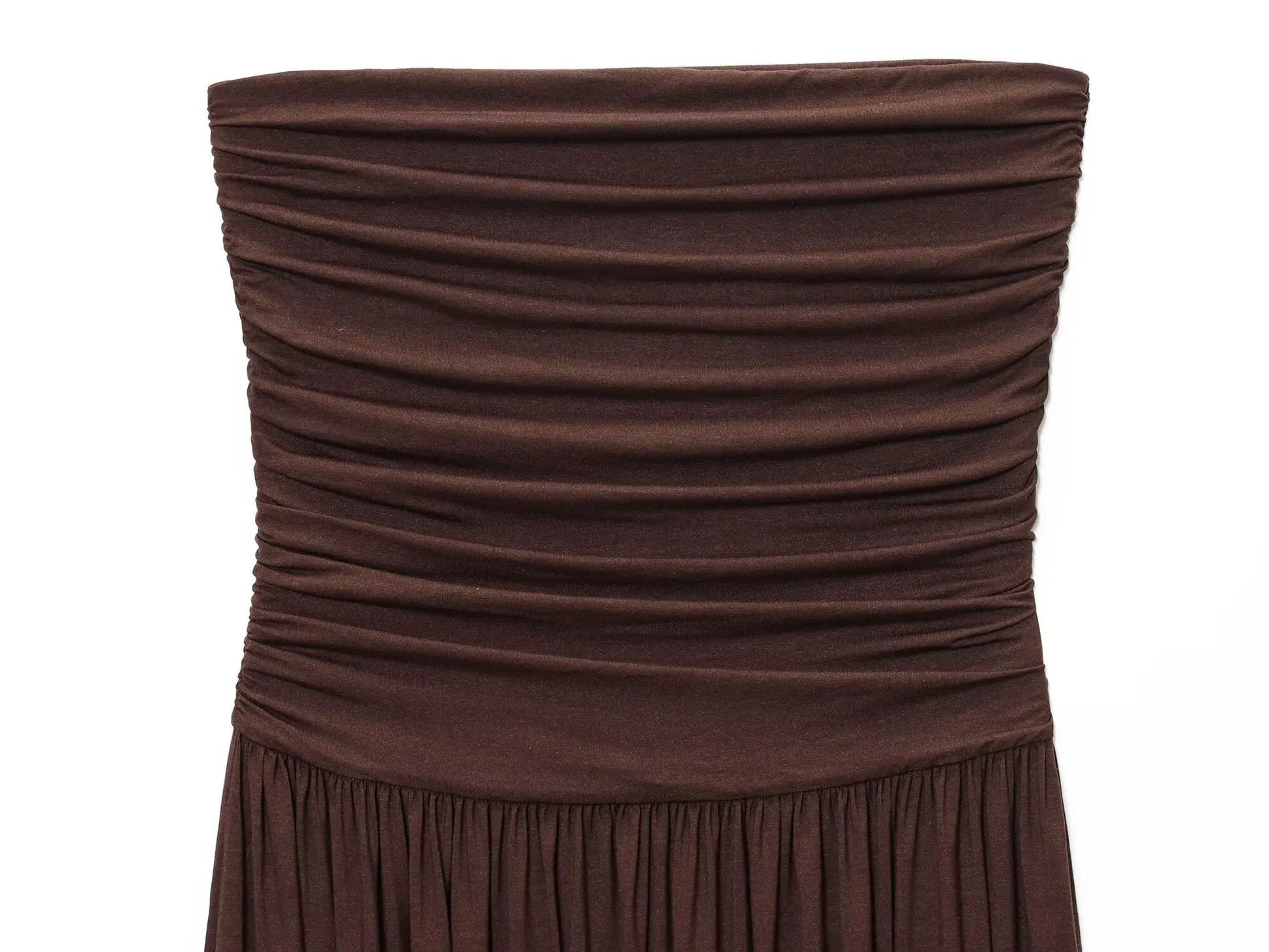 The Aurelia Pleated Off-Shoulder Maxi Dress | Lavishly Me