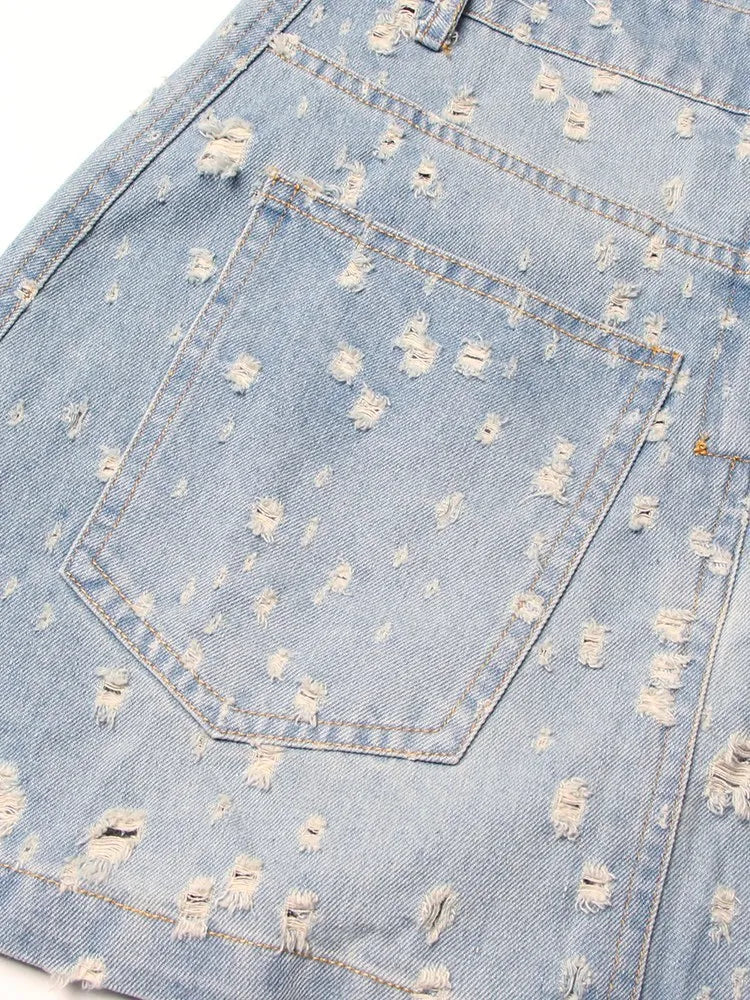The Marlowe Cutout Denim Dress