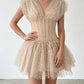 The Lumière Sequin Ruffle Mini Dress from the Celebration Edit at Lavishly Me