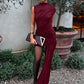 The Zaria Draped Ruched Mini Dress in Coffee | Lavishly Me