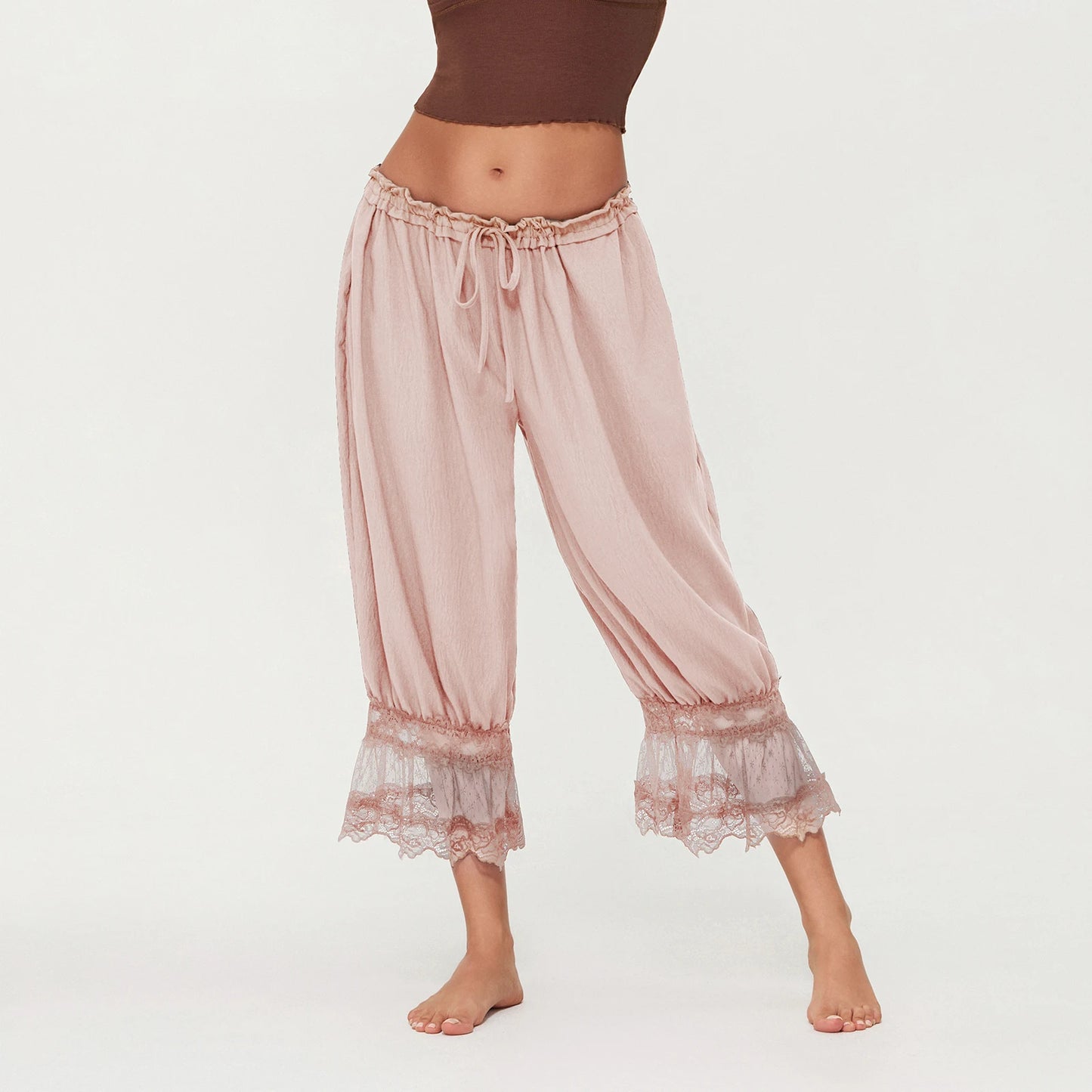 The Boheme Lace Lantern Pants