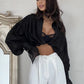 The Bellamy Flare-Sleeve Blouse