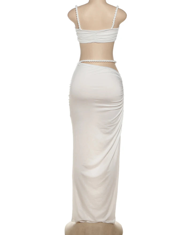 The Tulum Pleated Skirt Set