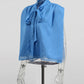 The Lucienne Lace-Up Blouse from the Soft & Sophisticated at Lavishly Me