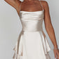 The Champagne Cowl-Neck Romper