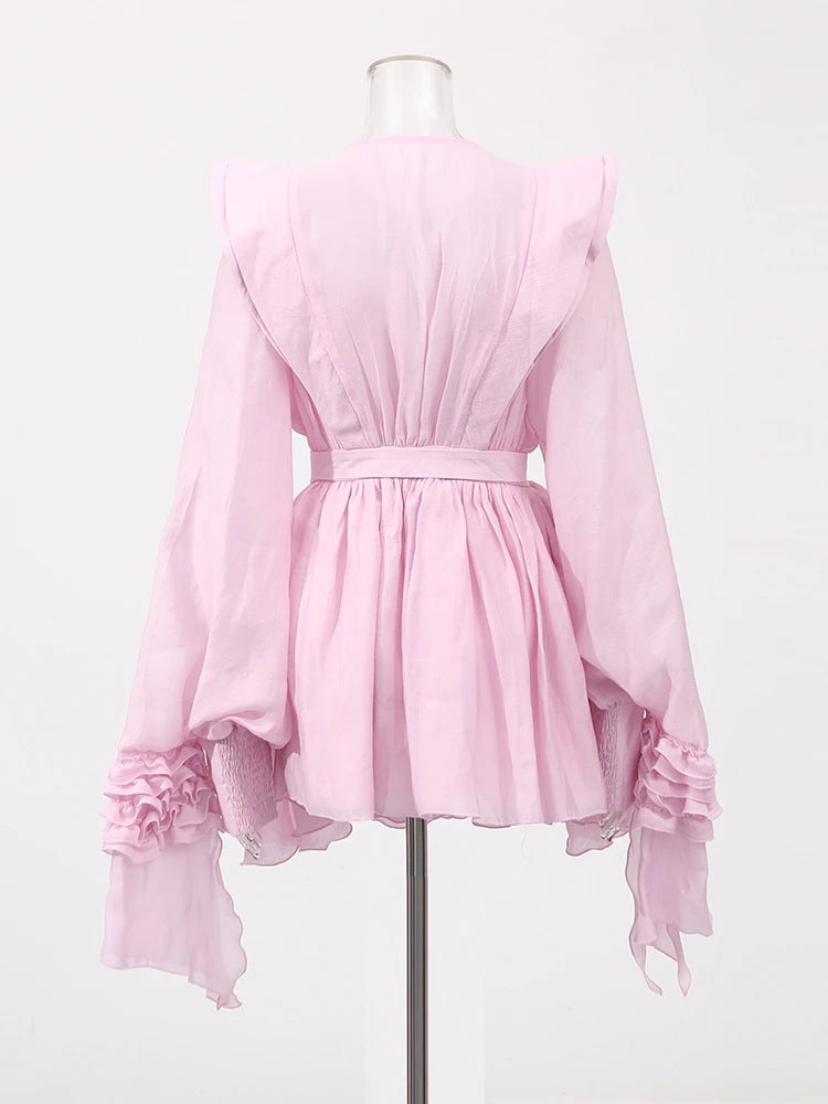 The Vienna Lace-Up Waist Dress from the Soft & Sophisticated at Lavishly Me