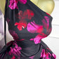 The Azalea One-Shoulder Floral Maxi Dress in as picture | Lavishly Me