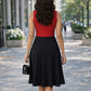 The Genevieve Colorblock A-Line Dress in YELLOW | Lavishly Me