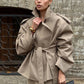 The Chelsea Cropped Trench Jacket from the Boss Energy at Lavishly Me