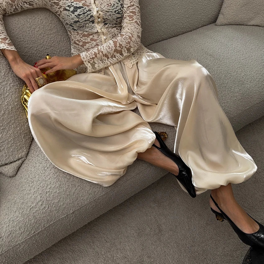 The Blush Pleated Balloon Trousers