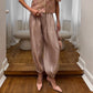 The Rosé Pleated Balloon Trousers