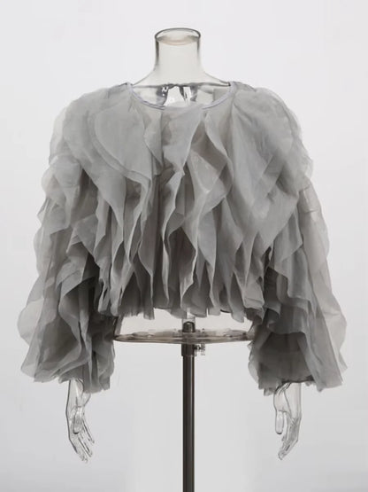 The Lyon Sculpted Sleeve Blouse from the Soft & Sophisticated at Lavishly Me