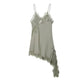 The Amélie Lace Satin Mini Dress