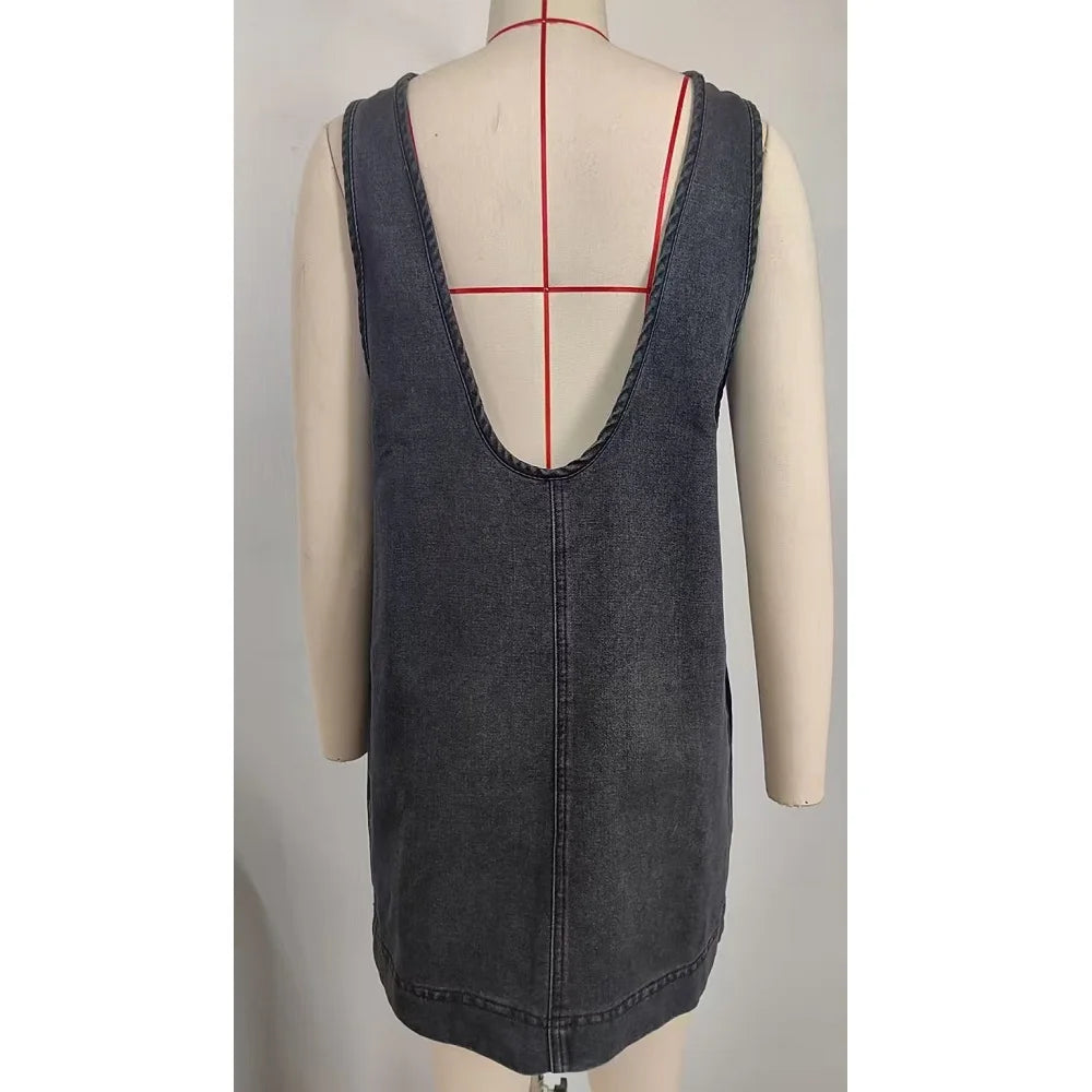 The Ibiza Off-Shoulder Denim Dress