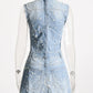 The Marlowe Cutout Denim Dress
