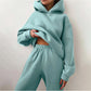 The Chalet Cozy Hoodie Jogger Set hooded two-piece jogging suit from Lavishly Me