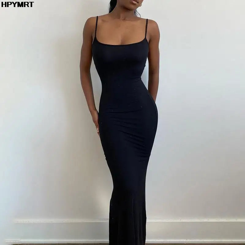 The Rosé Satin Slip Gown