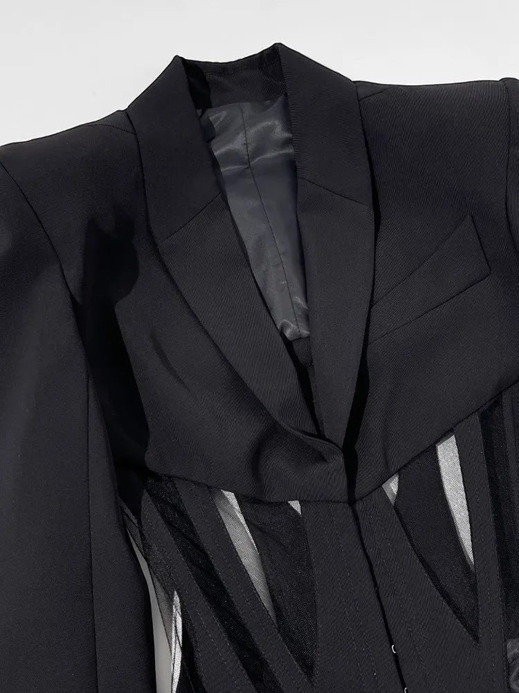 The Nocturne Mesh Blazer