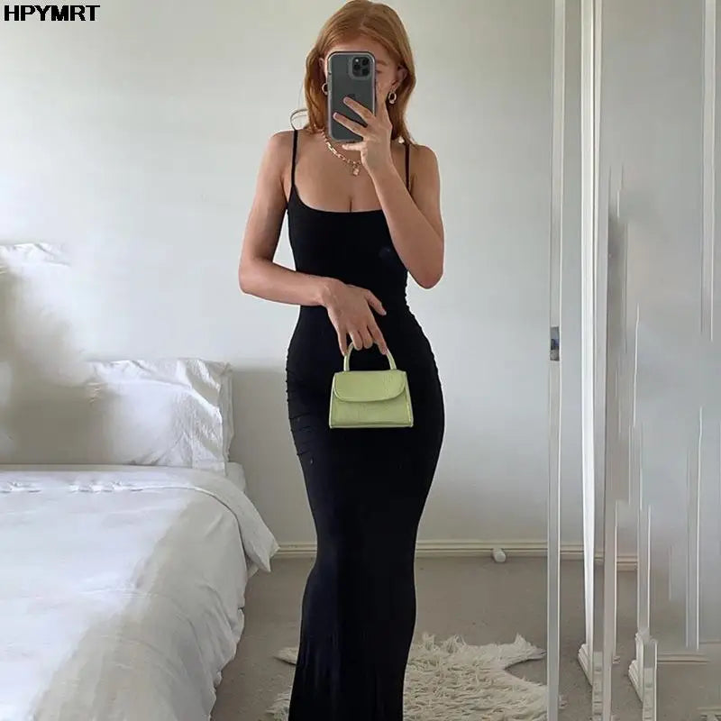 The Rosé Satin Slip Gown