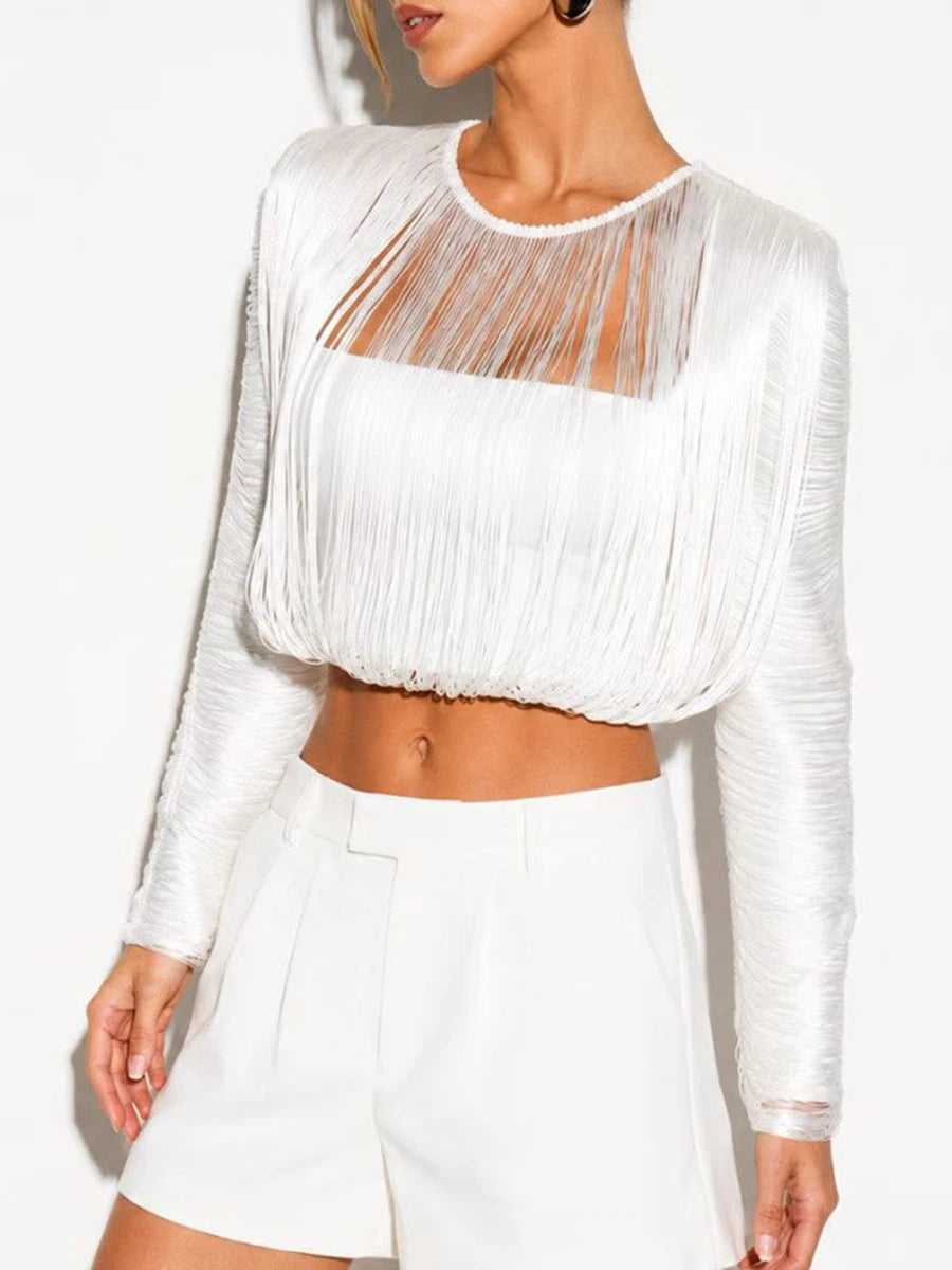 The Solange Button-Detail Blouse from the Soft & Sophisticated at Lavishly Me