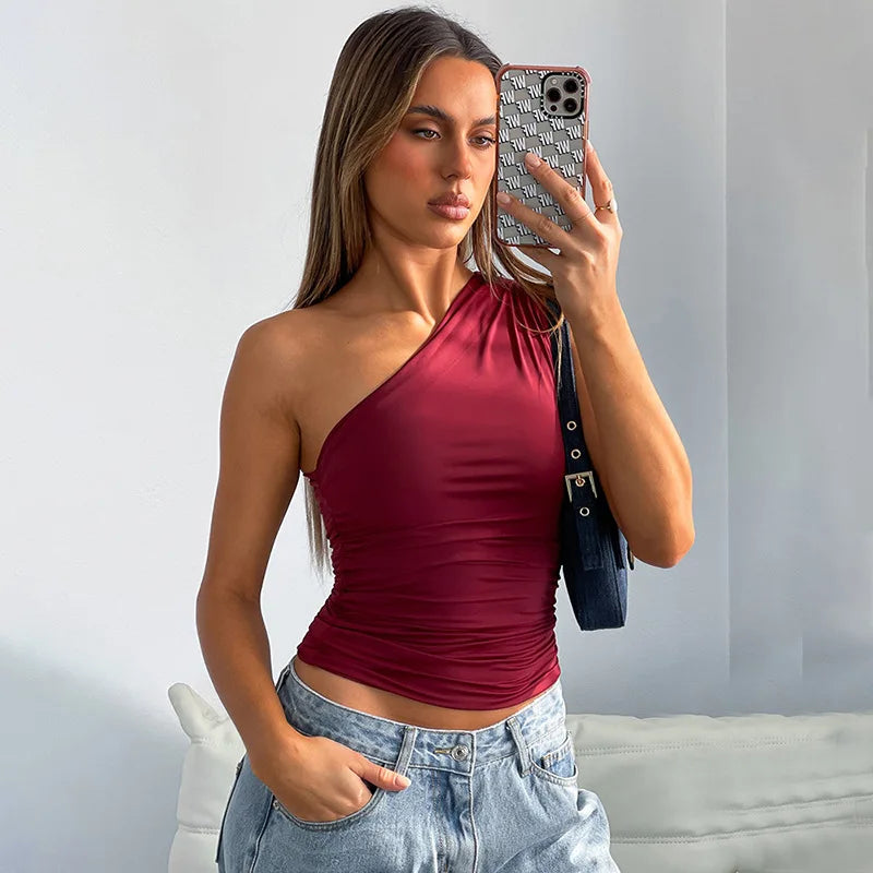 The Sienna One-Shoulder Tank