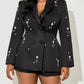 The Étoile Beaded Ruffle Blazer from the Boss Energy at Lavishly Me