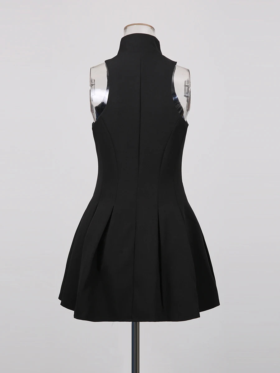 The Sloane Zip-Detail Mini Dress from the After Dark at Lavishly Me