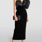 The Freya Diagonal-Neck Backless Dress in BLACK | Lavishly Me