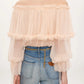 The Valencia Tiered Ruffle Blouse from the Soft & Sophisticated at Lavishly Me