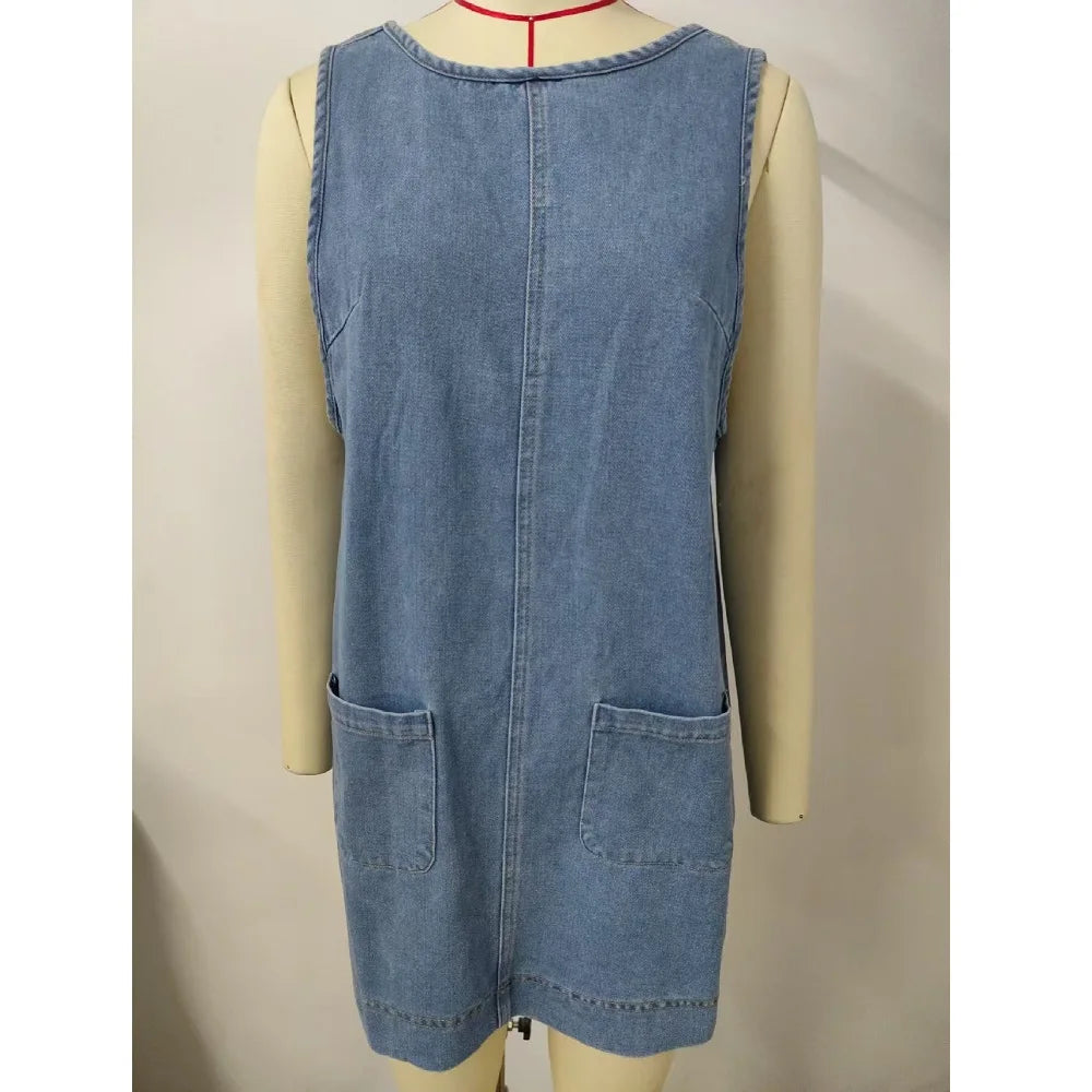 The Ibiza Off-Shoulder Denim Dress