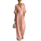 The Valencia Wide-Leg Jumpsuit in Lake Blue | Lavishly Me