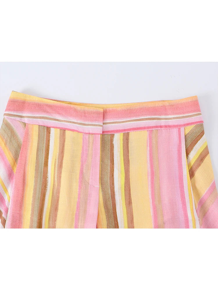 The Prism Stripe Wide-Leg Pants from the Everyday Luxe at Lavishly Me