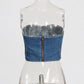 The Arielle Denim Vest & Wide-Leg Set in BLUEPANT | Lavishly Me