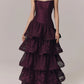 The Alessandra Lace Ruffle Maxi Dress from the Soft & Sophisticated at Lavishly Me