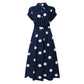 The Paloma Polka-Dot Shirt Dress in S | Lavishly Me