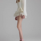 The Rosamund Ruffle Appliqué Mini Dress from the Celebration Edit at Lavishly Me