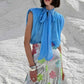 The Lucienne Lace-Up Blouse from the Soft & Sophisticated at Lavishly Me