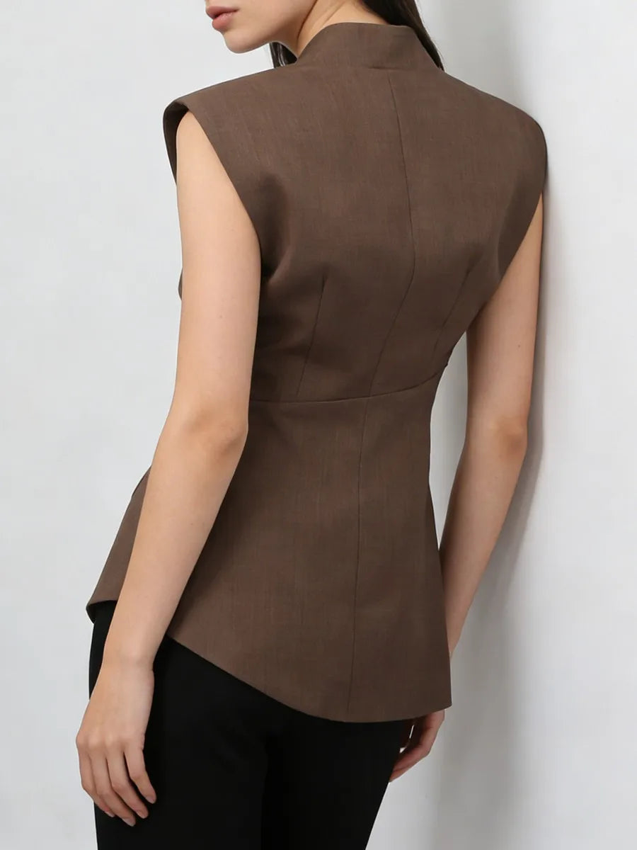 The Avant Colorblock Sculpted Vest from the Boss Energy at Lavishly Me