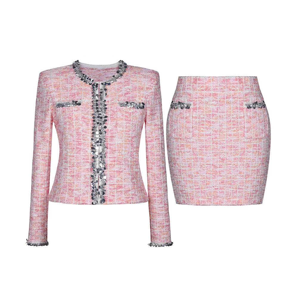 The Starlight Crystal Skirt Set