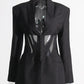 The Nocturne Mesh Blazer