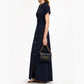 The Monroe Embroidered Denim Midi Dress from the Boss Energy at Lavishly Me