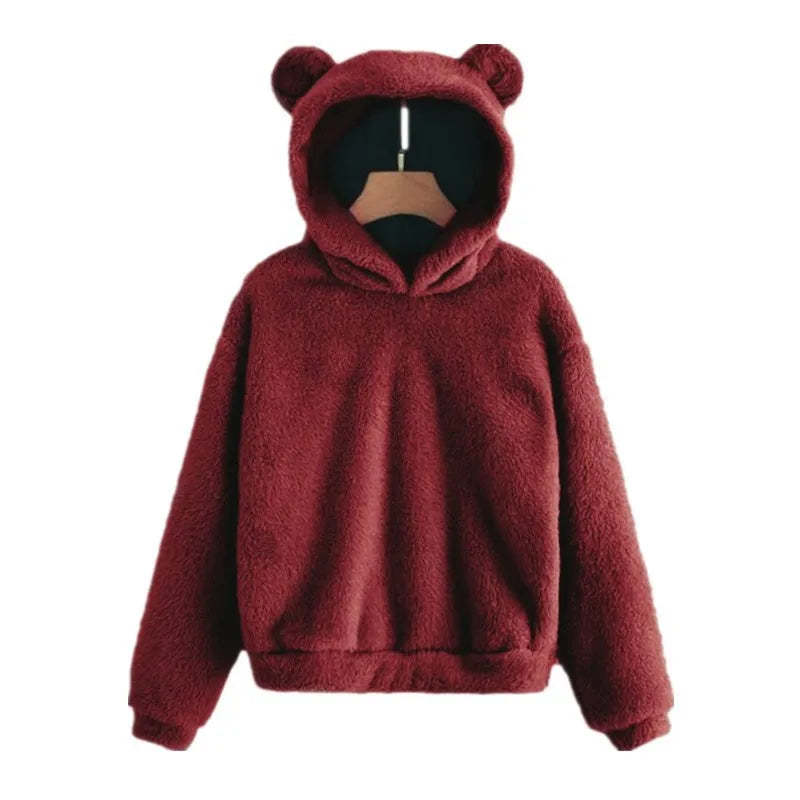 The Amélie Plush Ear Hoodie from the Everyday Luxe at Lavishly Me