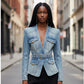 The Aurelia Button,Pockets,Lace-Up Statement Look