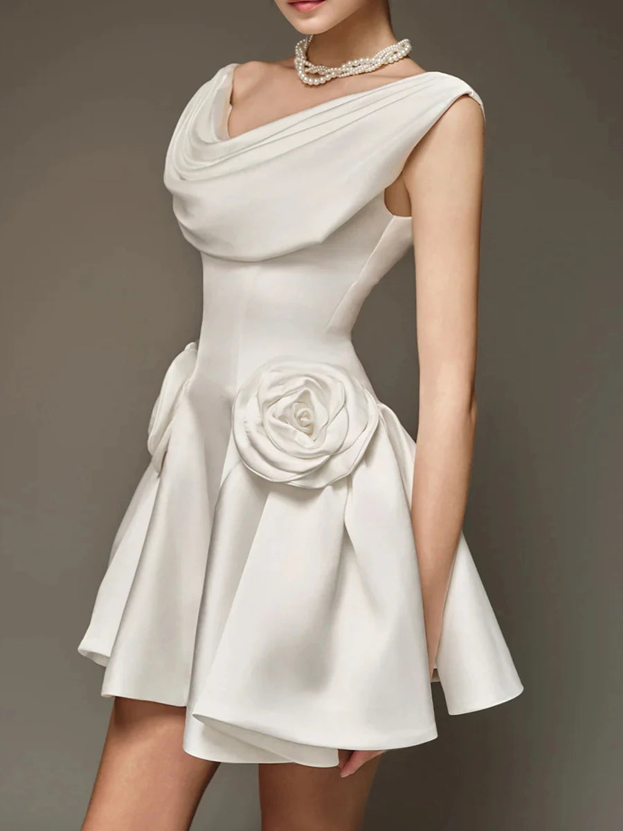 The Élodie Appliqué Mini Dress from the Celebration Edit at Lavishly Me