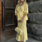 The Savannah Cotton Skirt Set