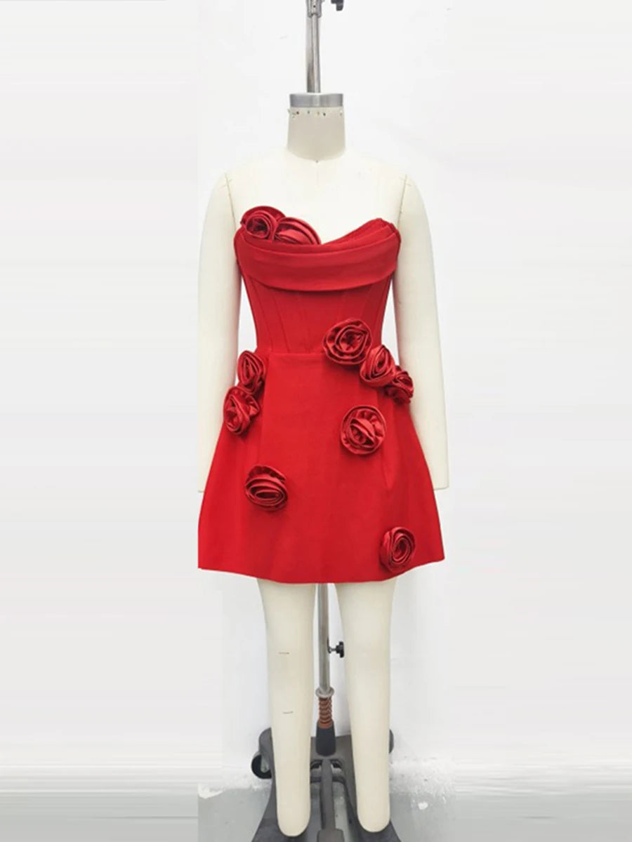 The Aurelia Appliqué Dress