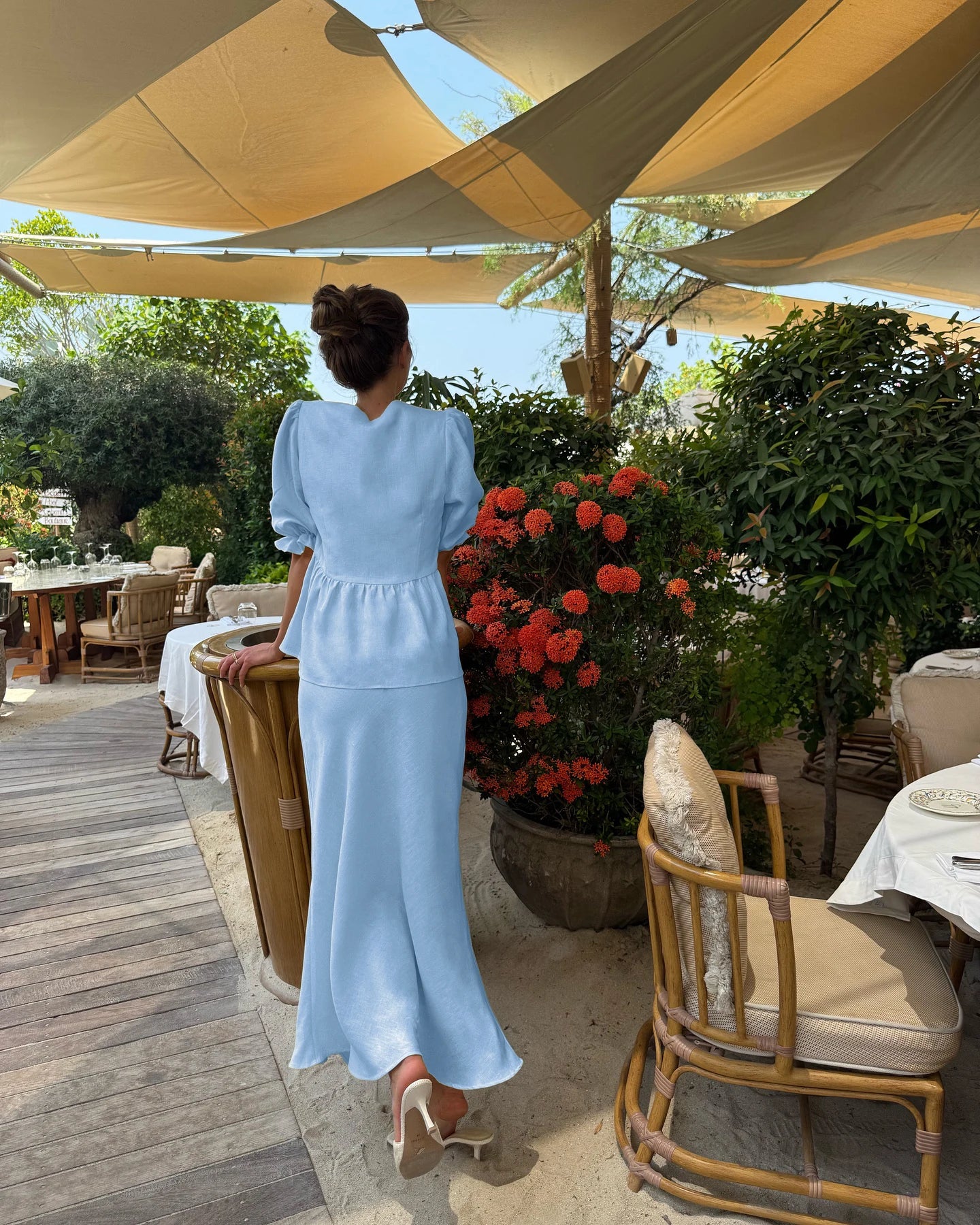 The Savannah Cotton Skirt Set